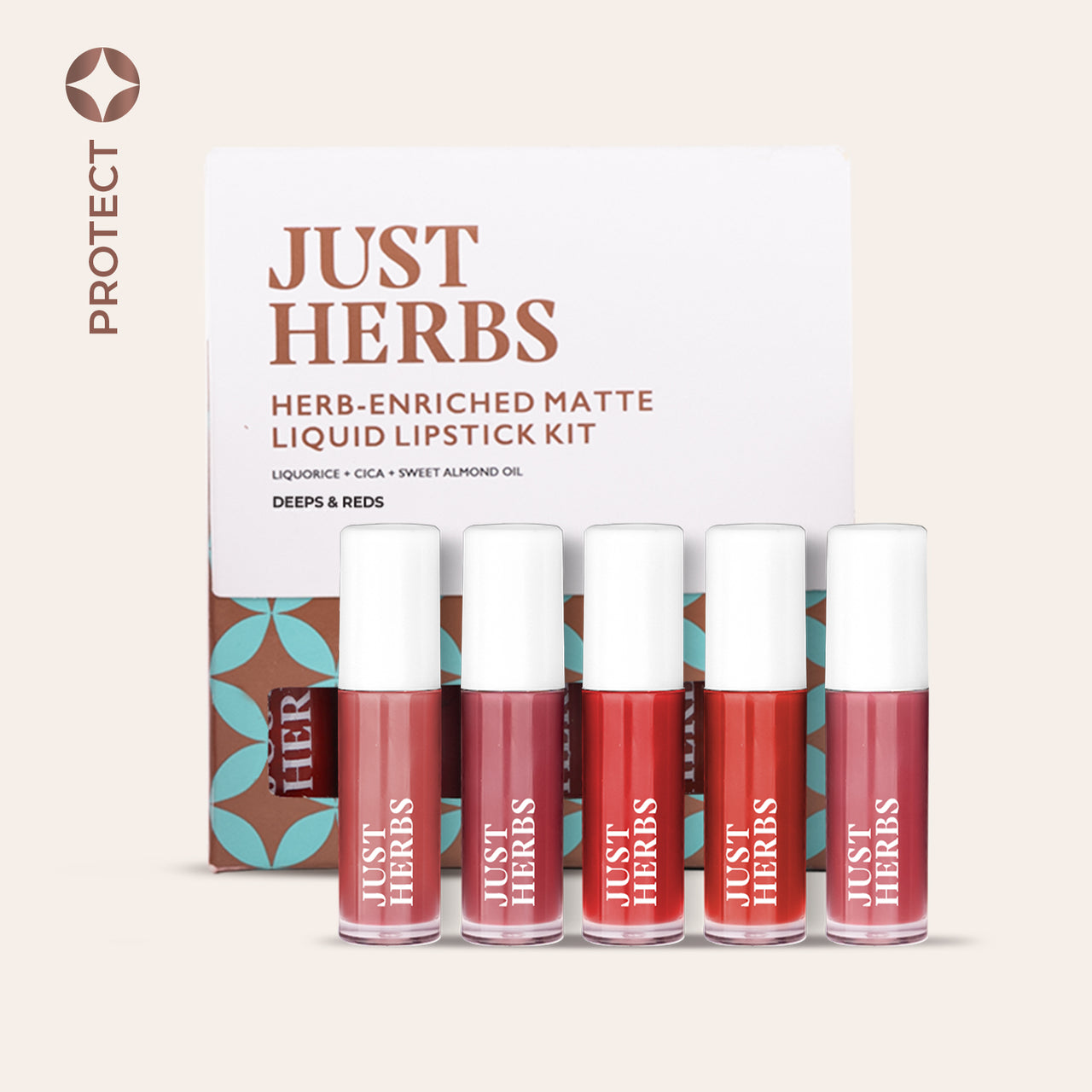 Herb Enriched Matte Liquid Lipstick Kit - Set of 5