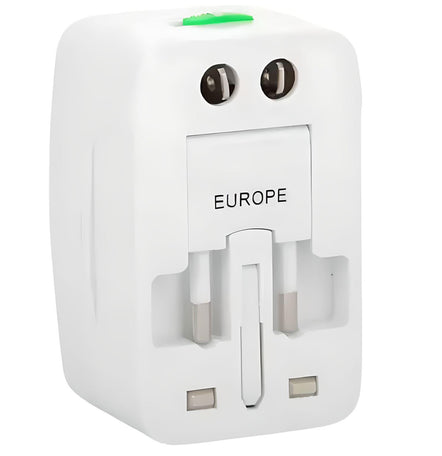By Flixx Universal Travel Adapter (White)