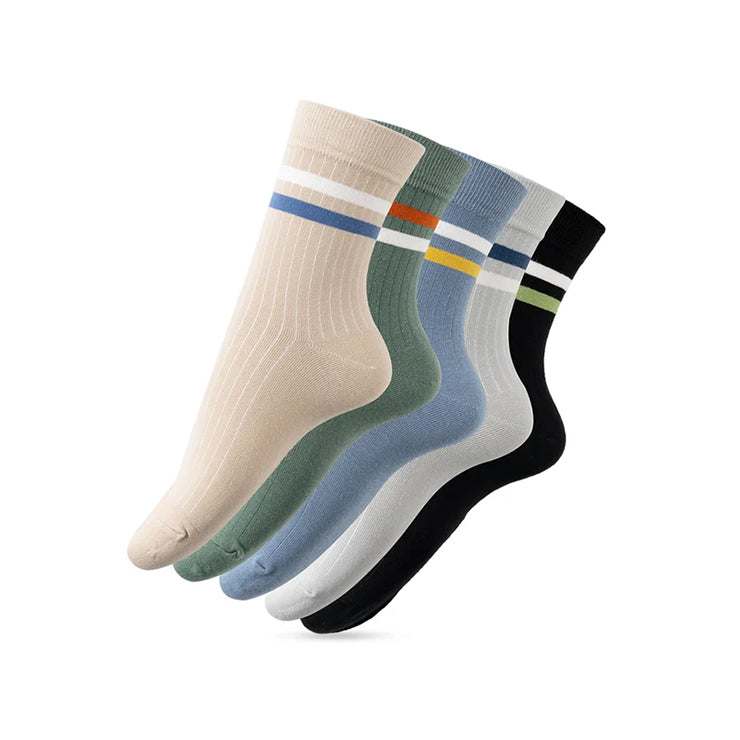 Ankle length Cotton Men Socks ( Combo of 5 )