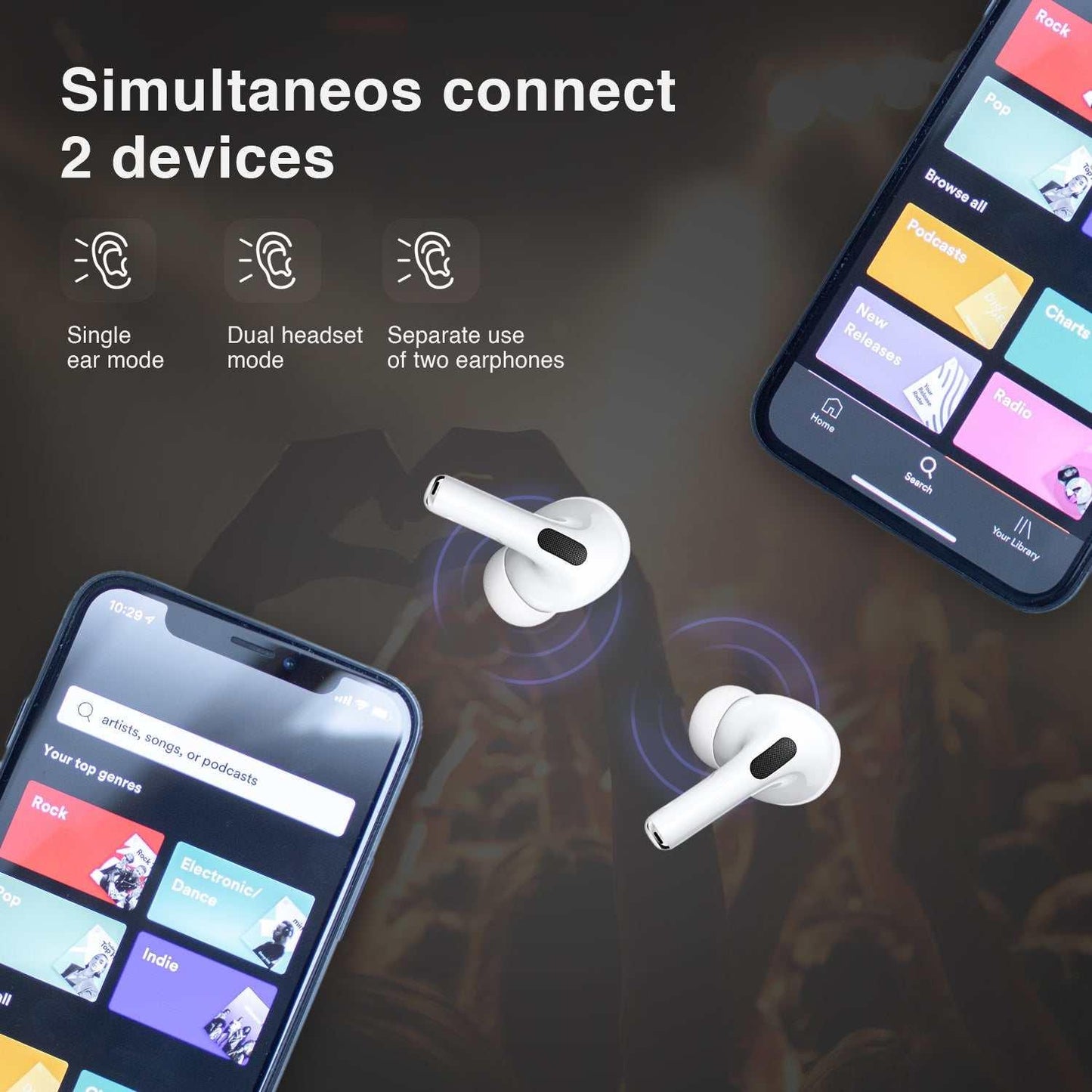 Tecpod Bluetooth Earbuds