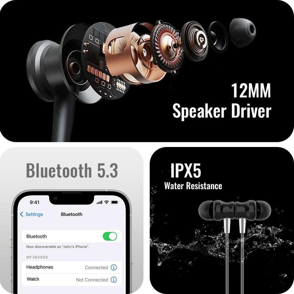 Transparent Bluetooth Neckband