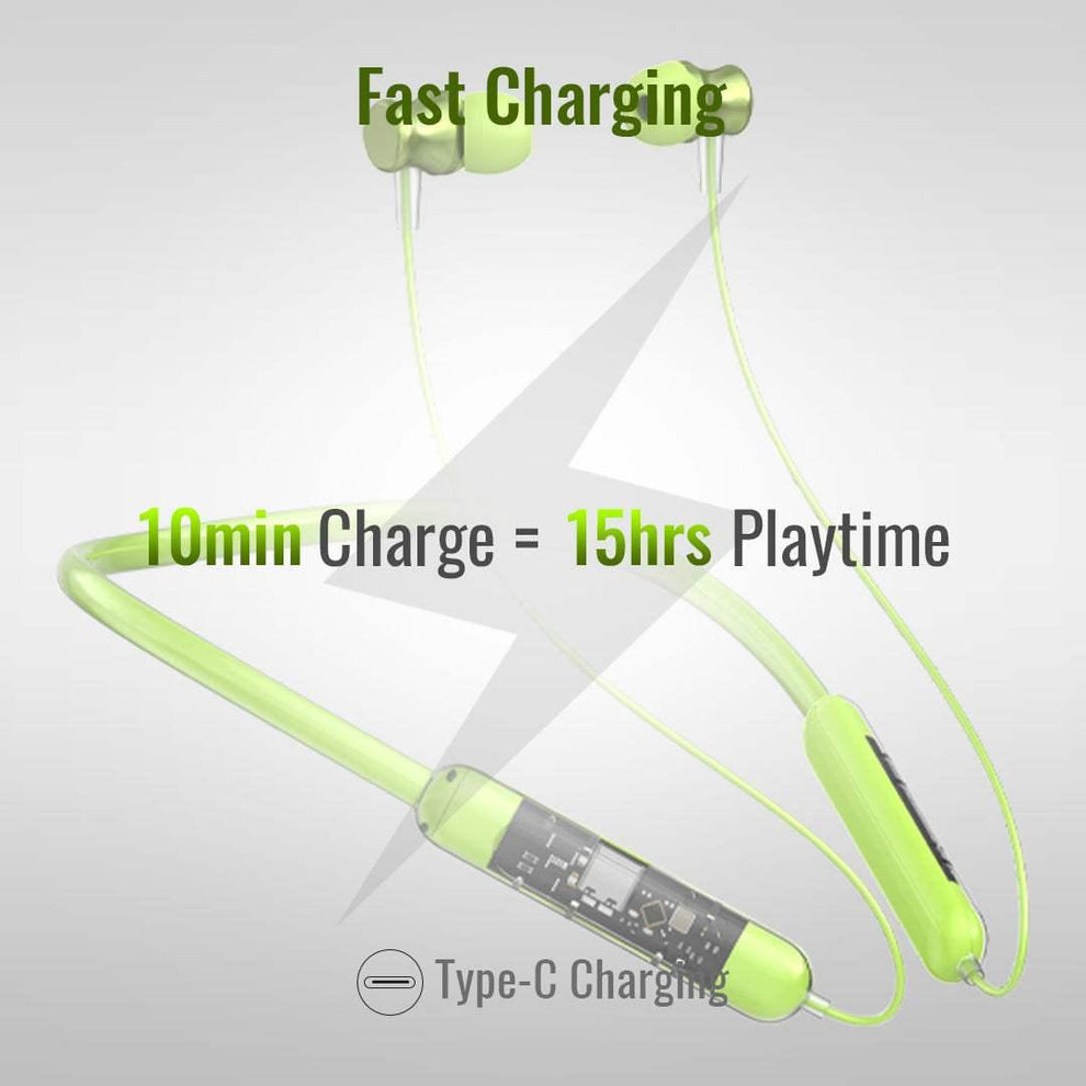 Transparent Bluetooth Neckband