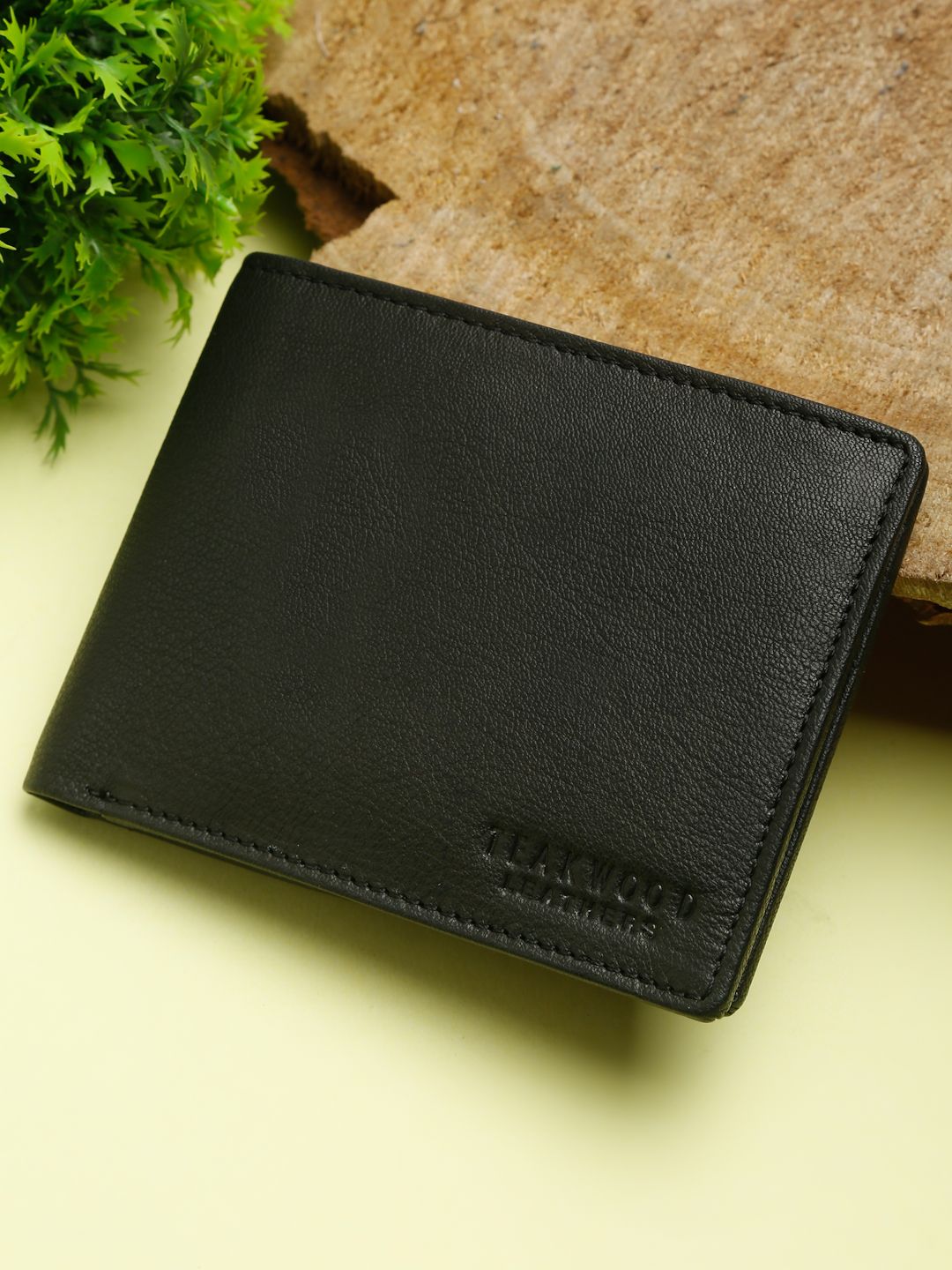 Men's Leather Two Fold Wallet