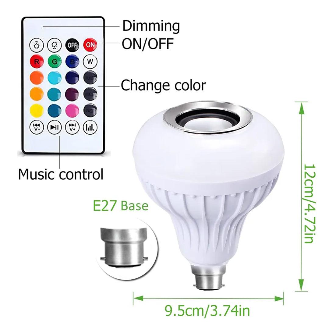 Smart Musical Bulb with Bluetooth Speaker