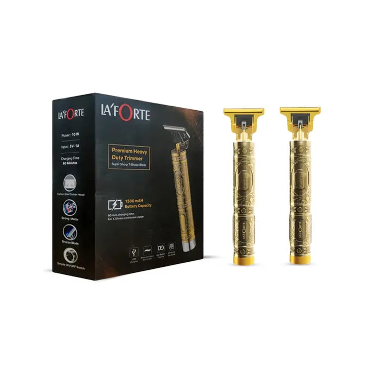 Heavy Duty Rechargeable Hair Trimmer (Pack of 2)