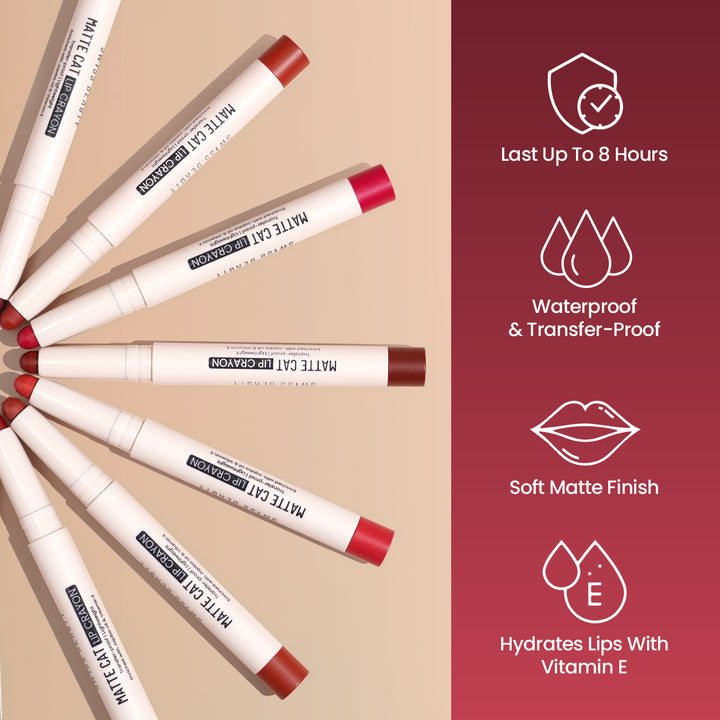 Matte Crayon Lipstick (10g)