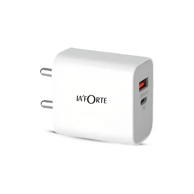 USB Wall Fast Charging Power Adaptor With Micro Usb Cable (White)