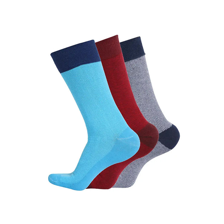 Crew length Regular Socks for Men (Combo of 3)