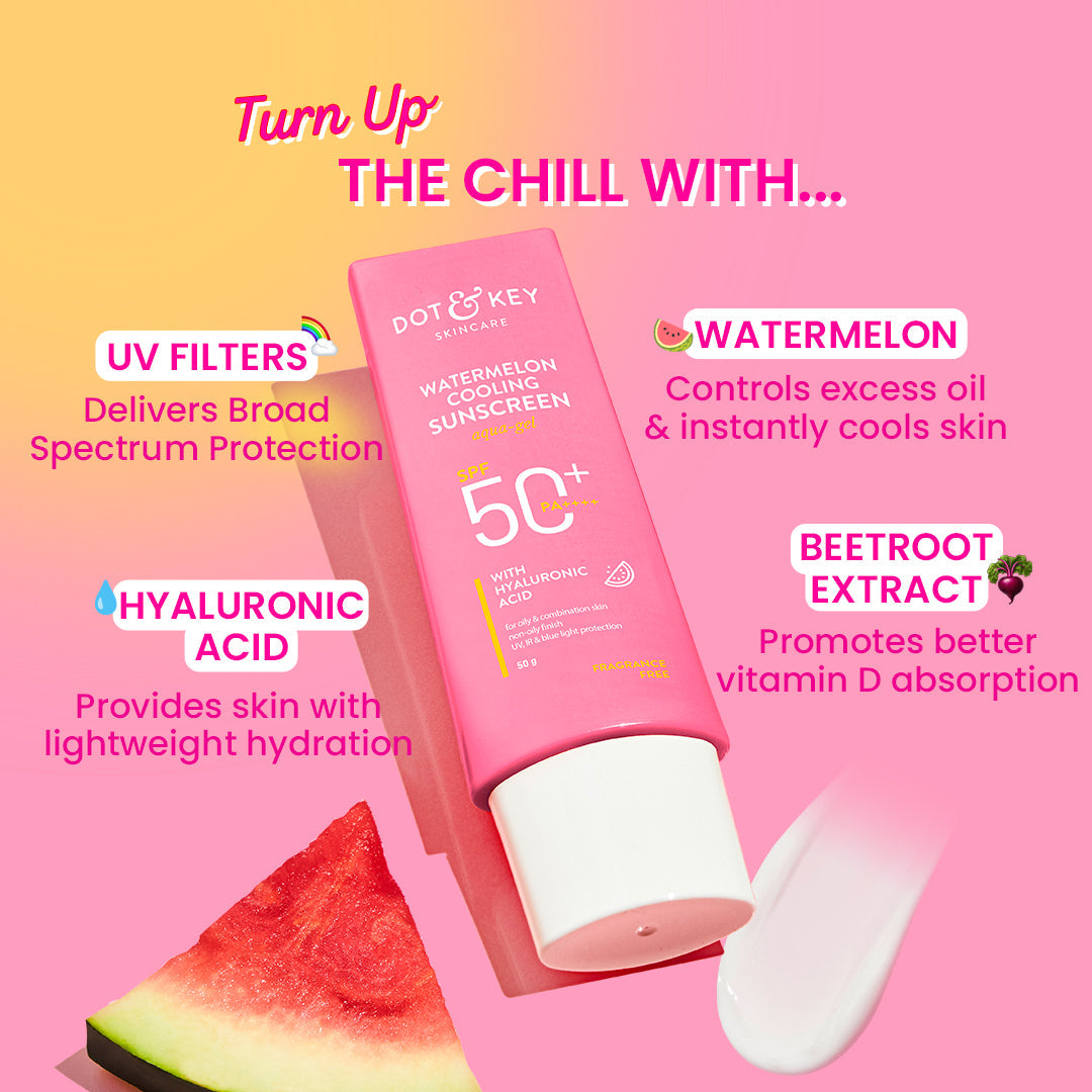 Watermelon Cooling Hyaluronic Sunscreen SPF 50+ PA++++ (80g)