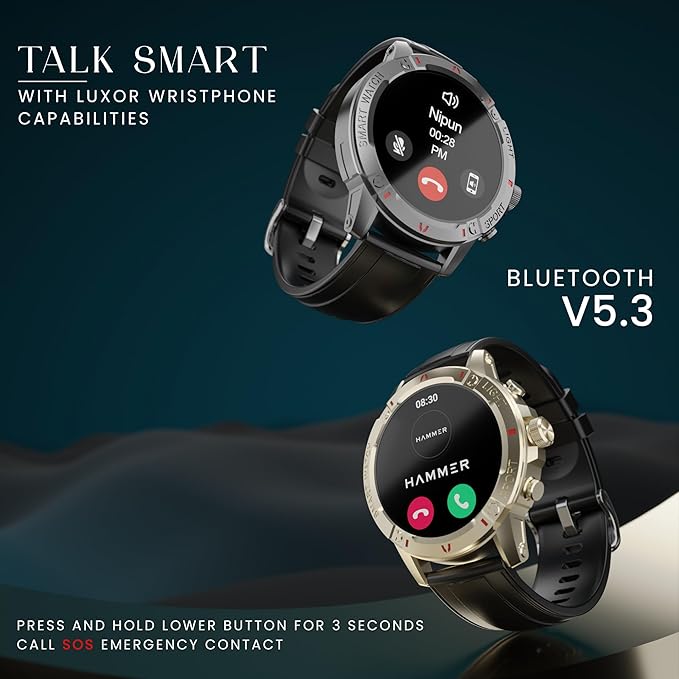Luxor 1.45inch Amoled Bluetooth Calling Smartwatch