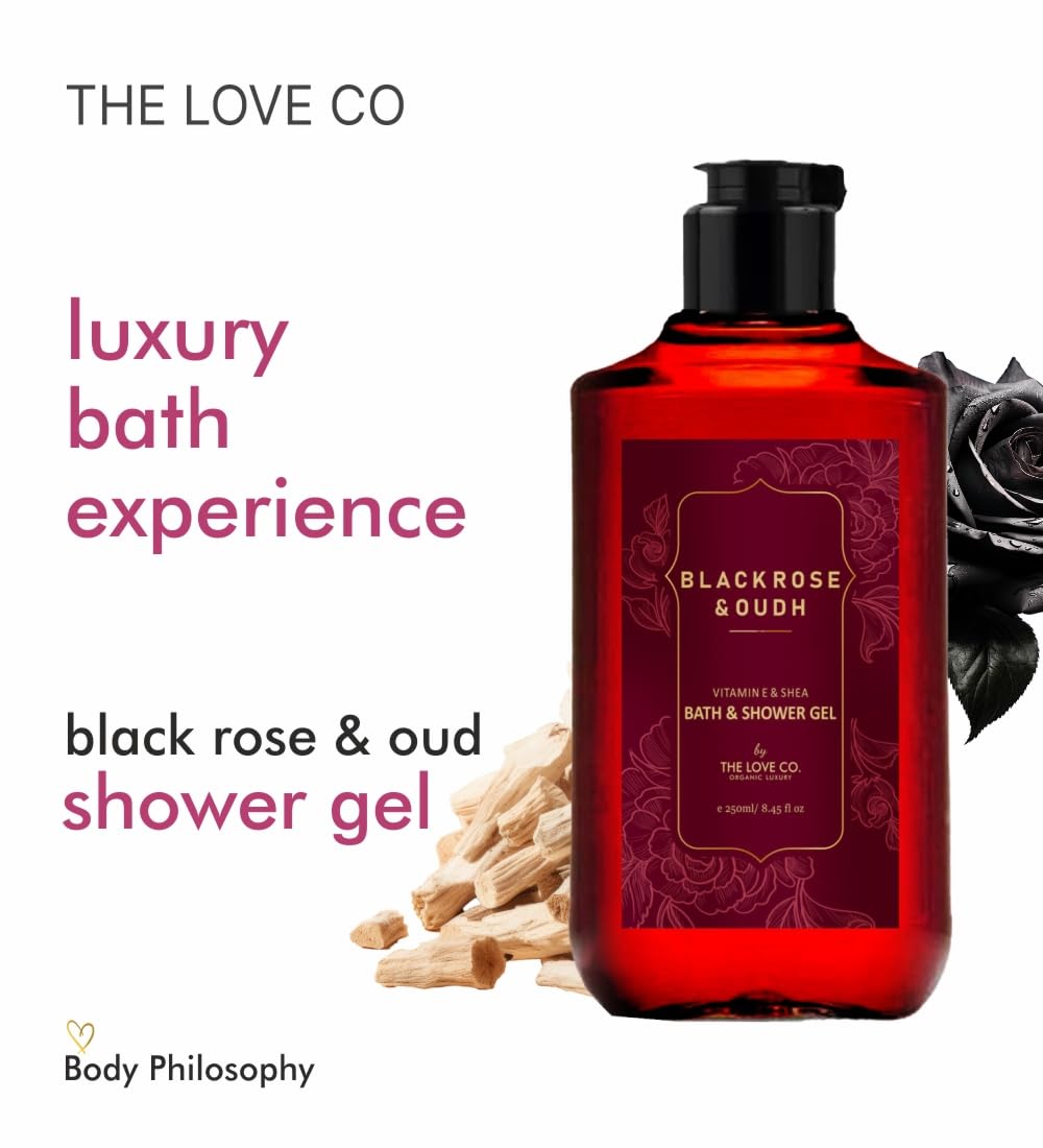 Black Rose and Oudh Body Wash (250ml)