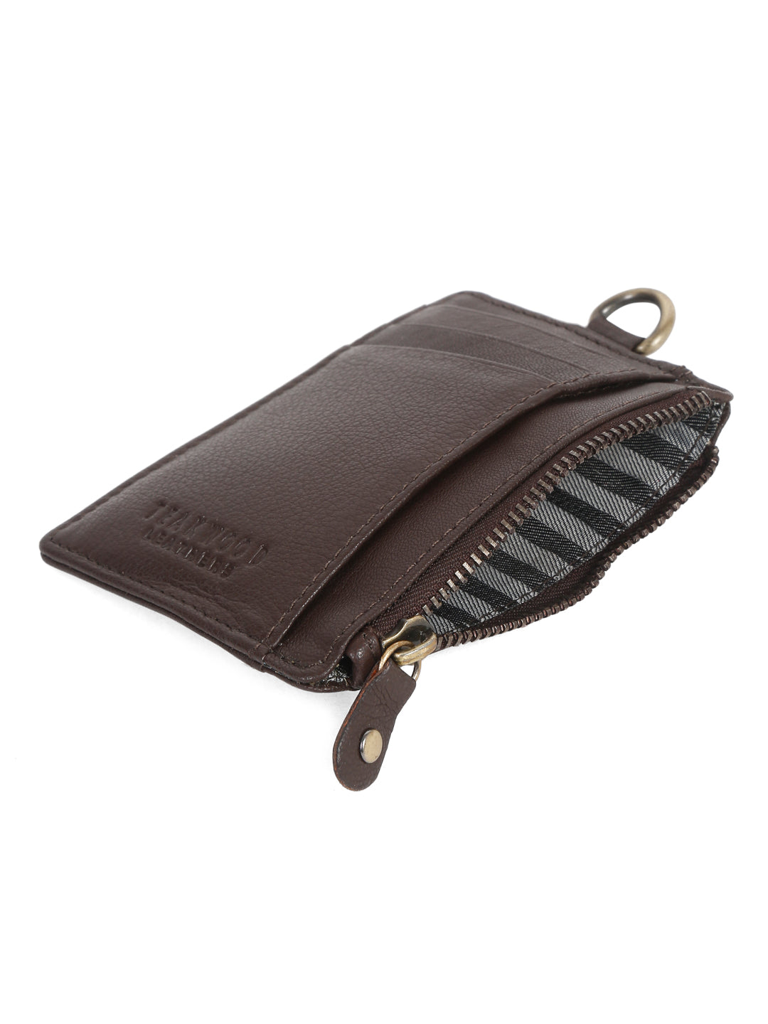 Leather Unisex Cardholder (Brown)