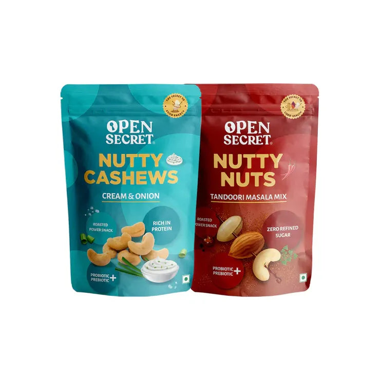 Savoury Cashews and Nutty Nuts (135g x 2)