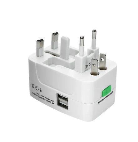 By Flixx Universal Travel Adapter (White)