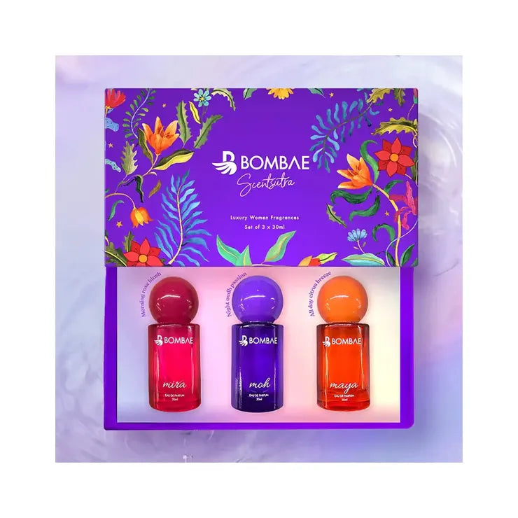 Scentsutra Perfume Gift Set for Women (30ml x 3)