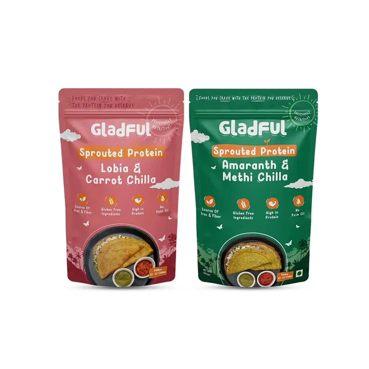 carrot methi chilla mix