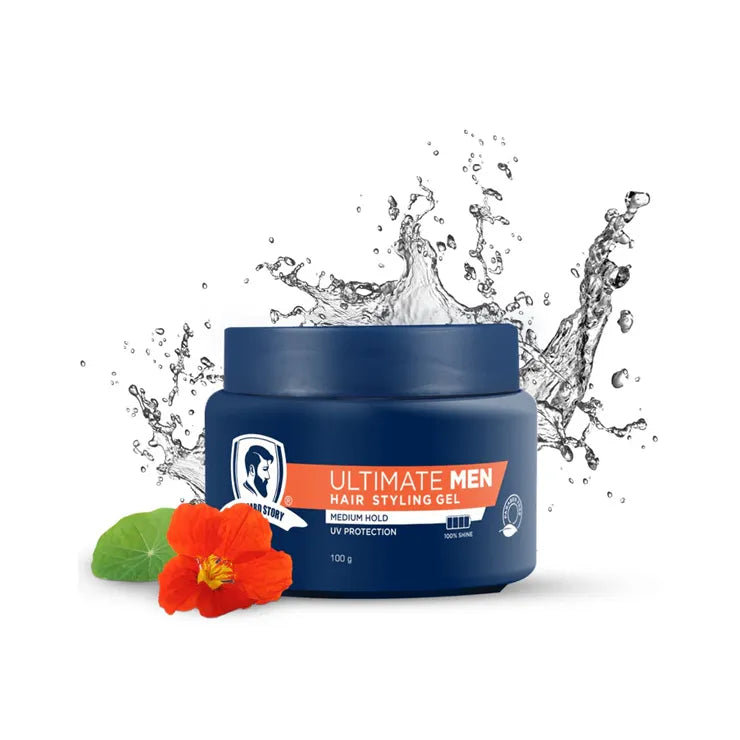 Hair Styling Gel Medium Hold for Men - 100g