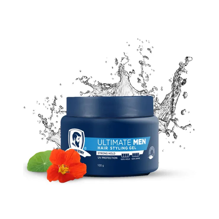 Hair Styling Gel Strong Hold for Men - 100g