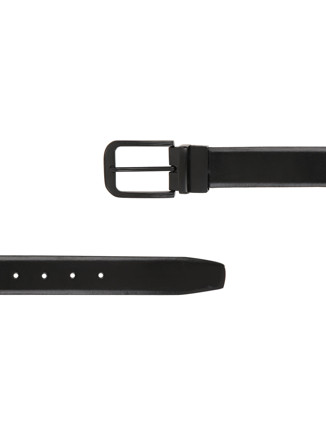 Reversible Leather Belt for Men (Black and Brown)