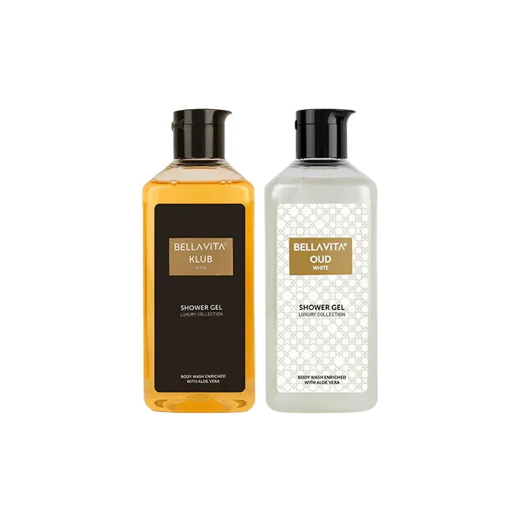 Klub Man and Oud White Shower Gel Combo (250ml x 2)