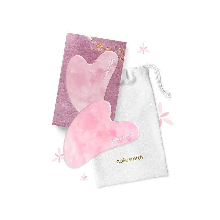 Bloom - Rose Quartz Gua Sha Face Massage Tool