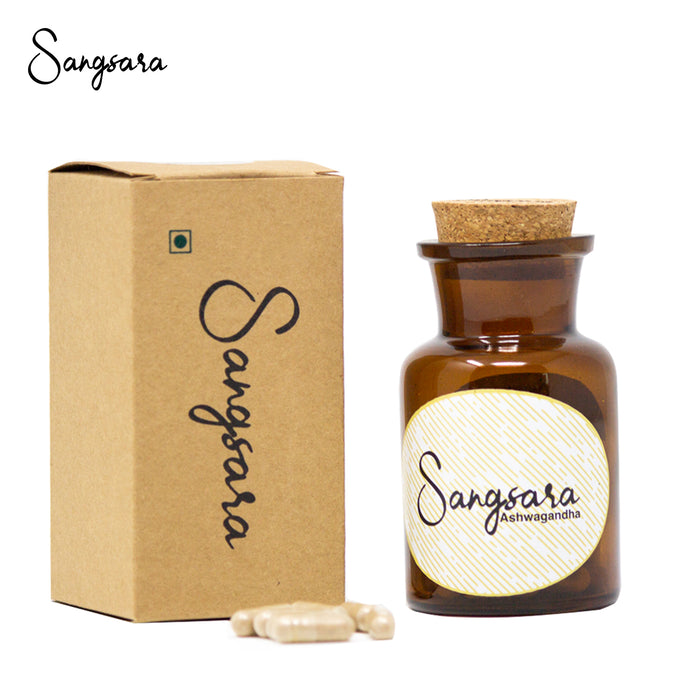 Aswagandha Organic Supplement (60 Capsules Each Pack)