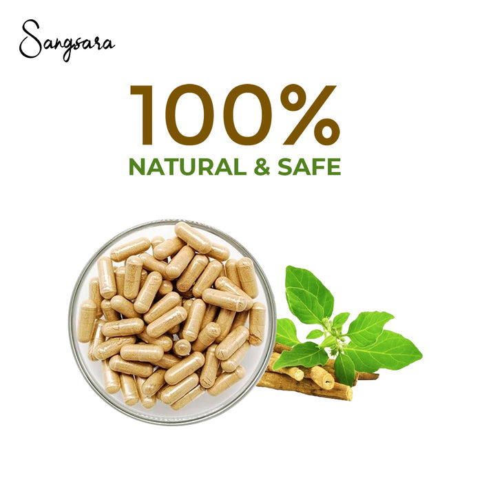Aswagandha Organic Supplement (60 Capsules Each Pack)