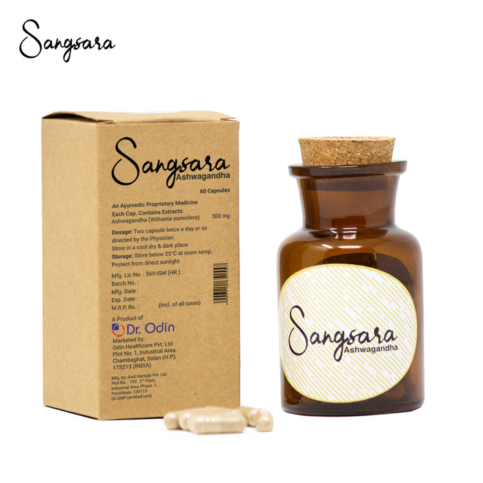 Aswagandha Organic Supplement (60 Capsules Each Pack)