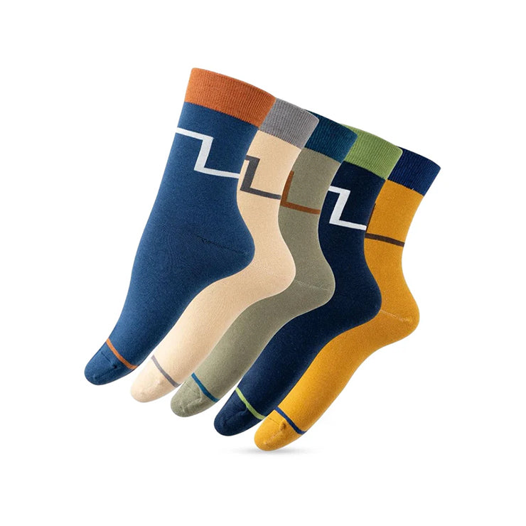 Ankle length Cotton Men Socks ( Combo of 5 )