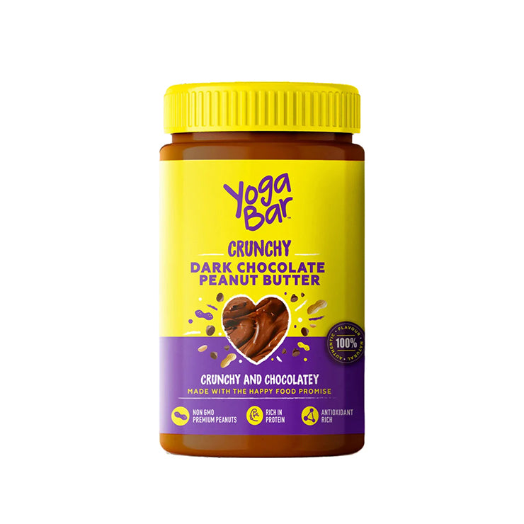 Crunchy Dark Chocolate Peanut Butter with Probiotics - 400g