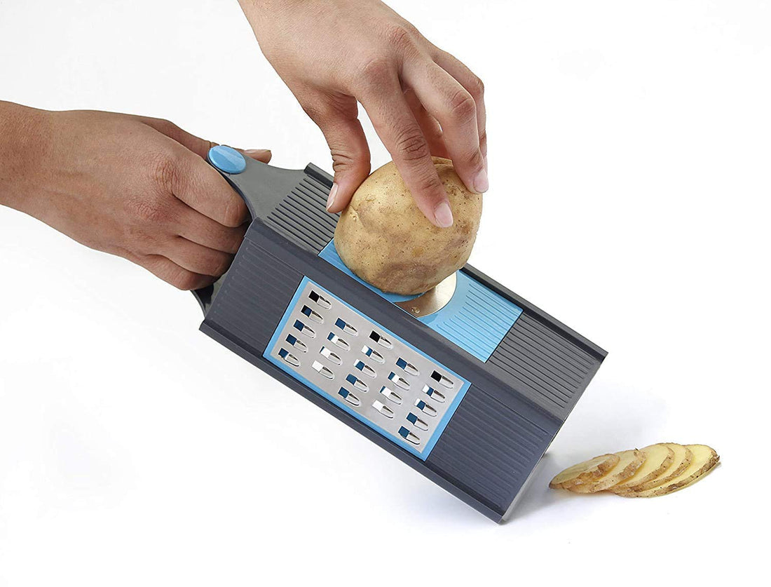 Multifuctional 4 in 1 Grater, Slicer and Chipser