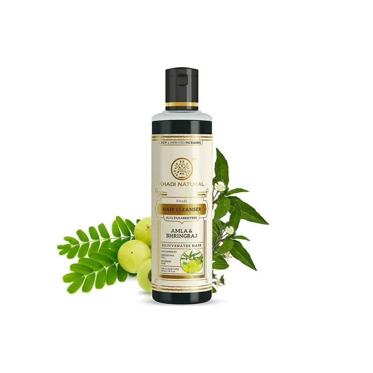 Herbal Amla and Bhringraj Hair Cleanser SLS and Paraben Free - 210ml