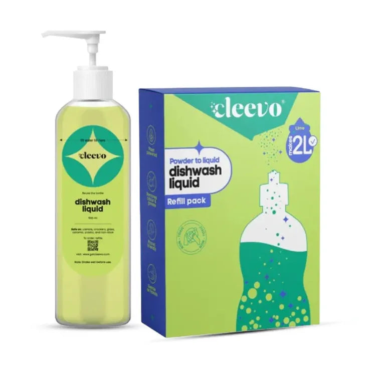 Dishwash Powder to Liquid (Refill and Bottle)