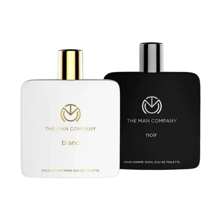 Blanc and noir perfume combo