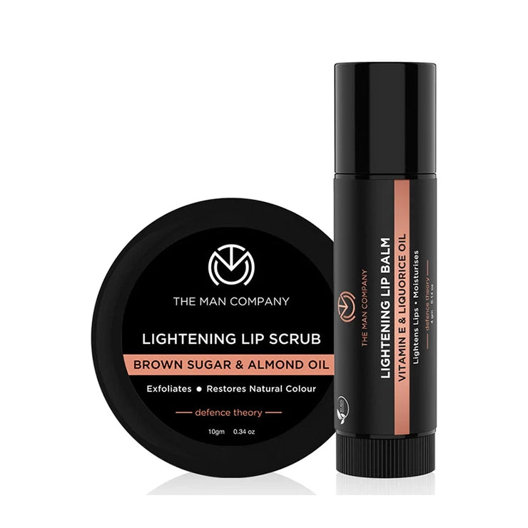 Lip balm and lip scrub combo