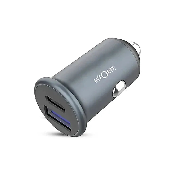 Compact Metal Dual Port Ultra Fast Car Charger