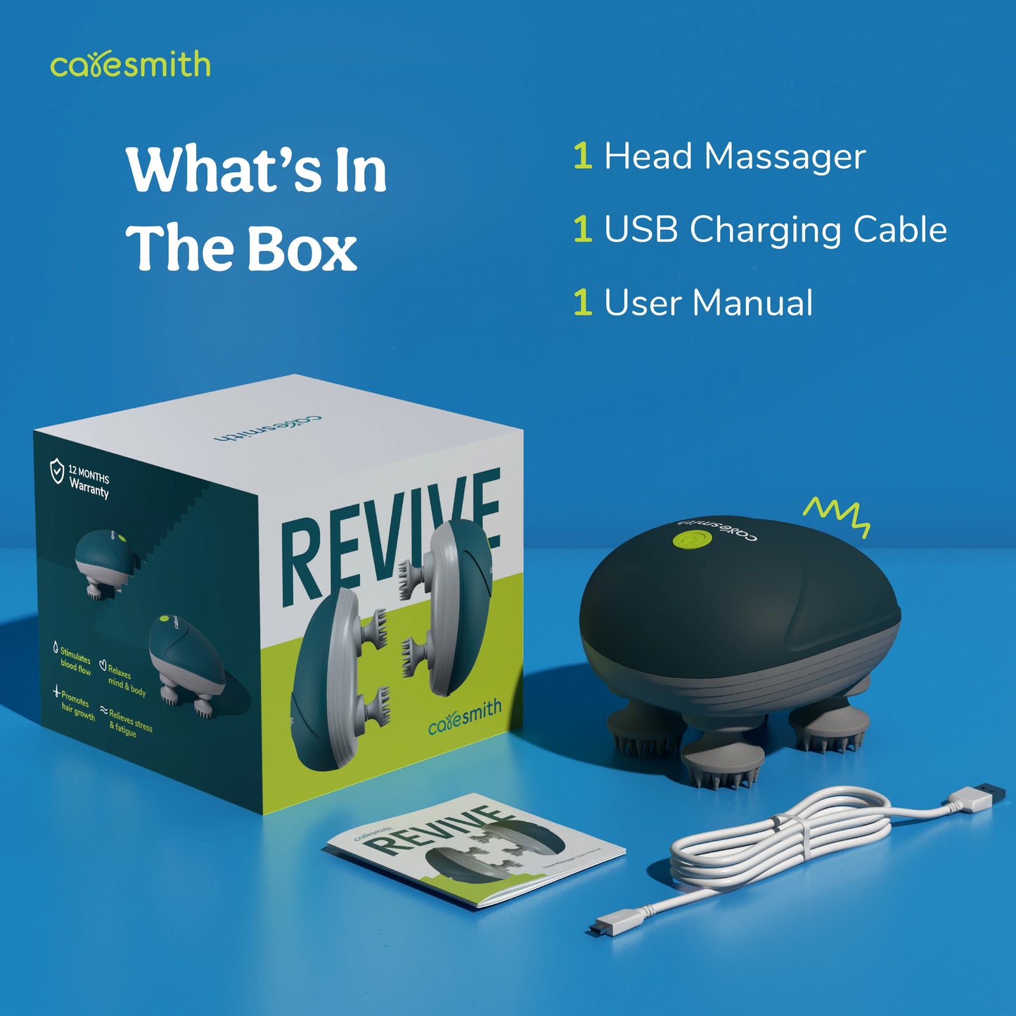 Revive Electric Scalp Massager