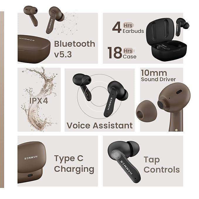 Solitude - Bluetooth Earbuds with ENC and Touch Control