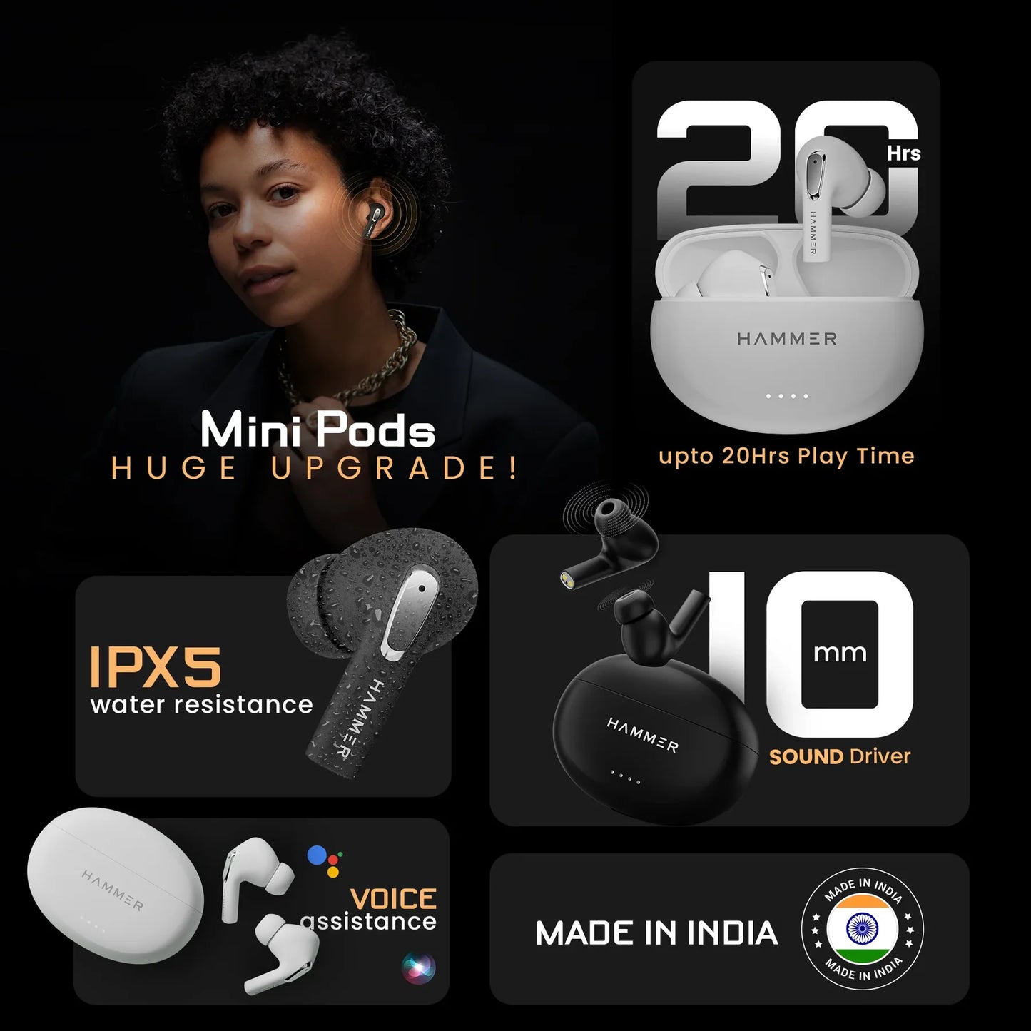 Mini Pods - Bluetooth Earbuds with Touch Control