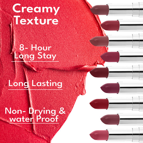 Creamy Matte Long Lasting Lipstick - 8.5g