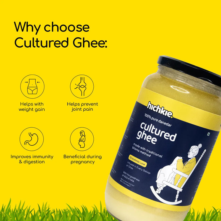 Cultured Bilona Ghee (1000ml)