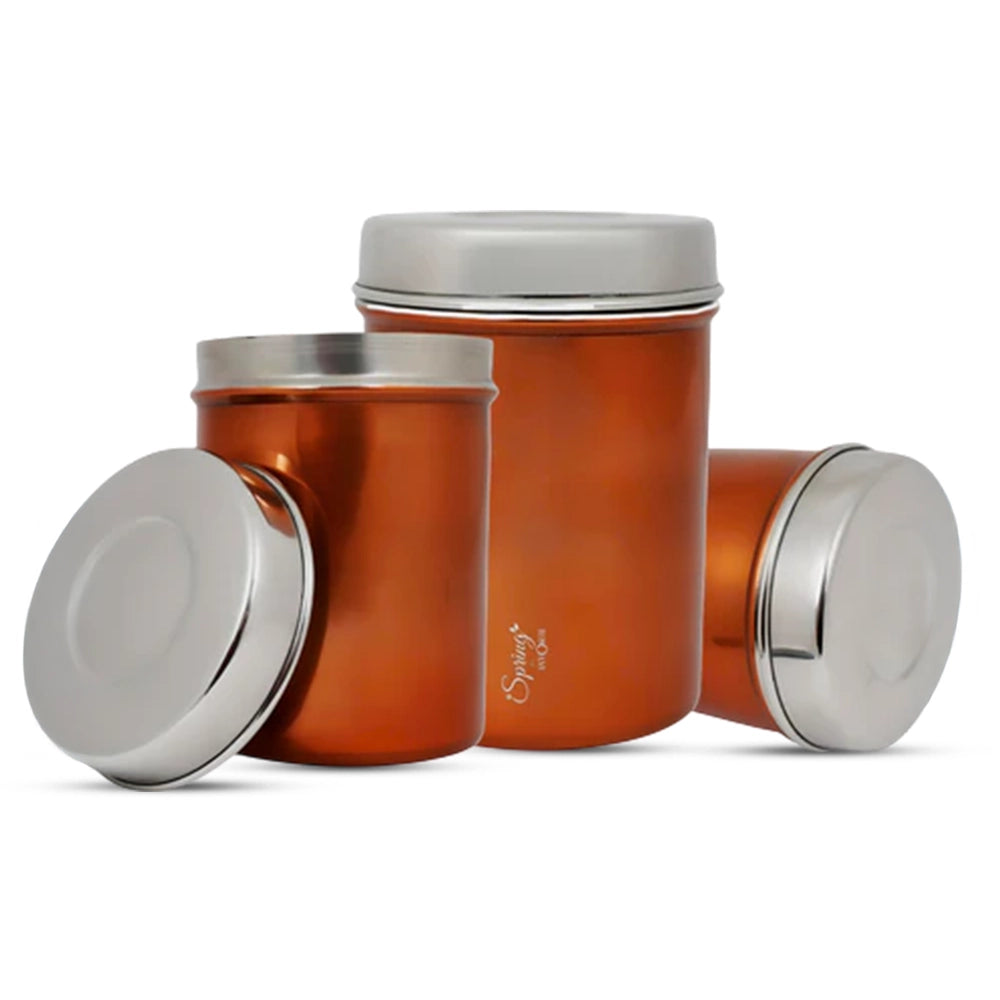 3-Piece Premium Kitchen Canister Set