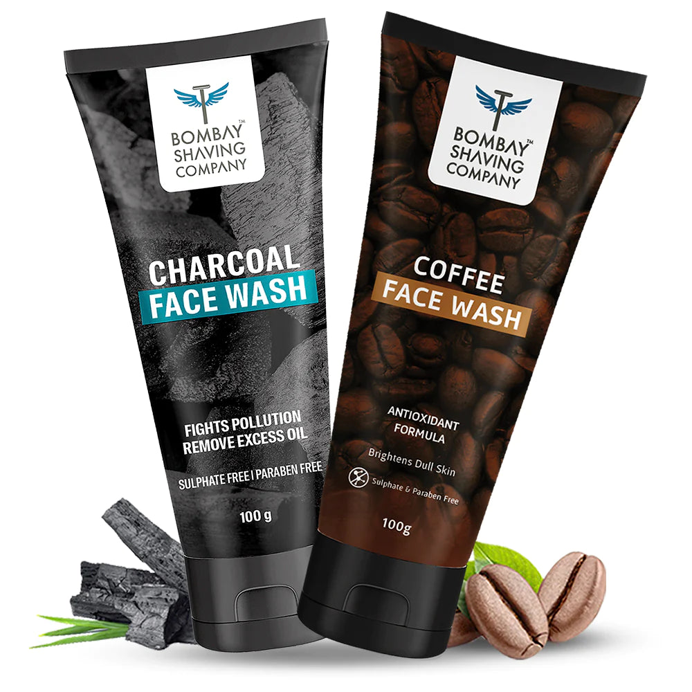 Charcoal and Coffee Face Wash Combo (100g x  2)