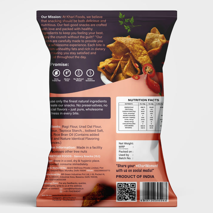 Ragi Crispies Tandoori Flavour (50g x 4)