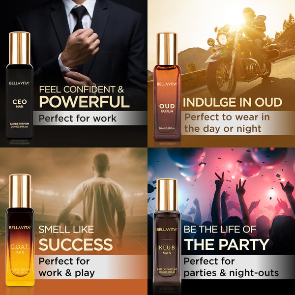 Luxury Perfume Gift Set for Men - (20ml x 4)