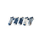 No Show Mixed Pattern Socks for Men (Combo of 5)