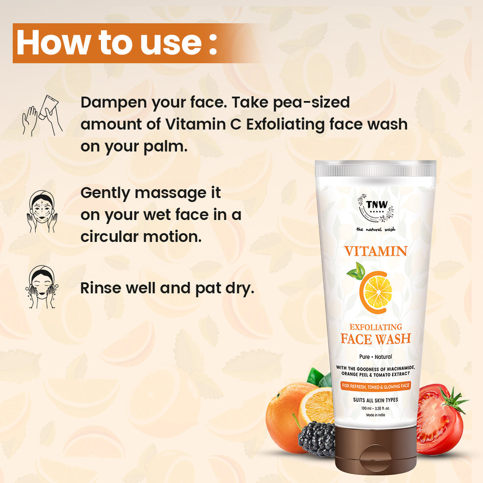 Vitamin C Exfoliating Face Wash - 100ml