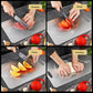 5 Piece Metal Knife Set with Chopping Board