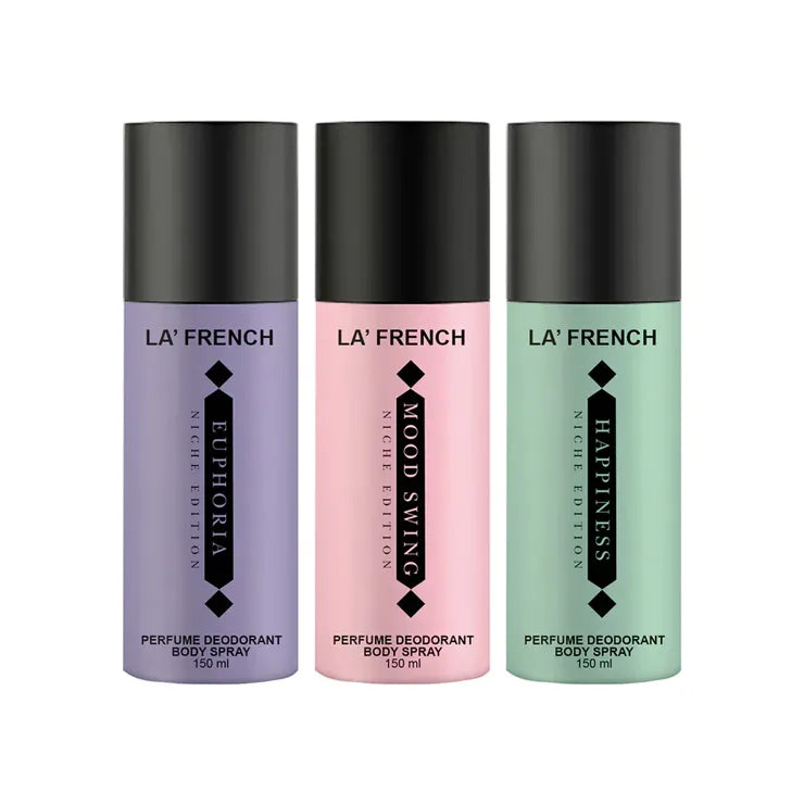 Niche Edition Deodorant Combo - (150ml x 3)