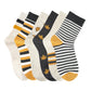 Ankle Length Cotton Socks for Men (Combo of 6)